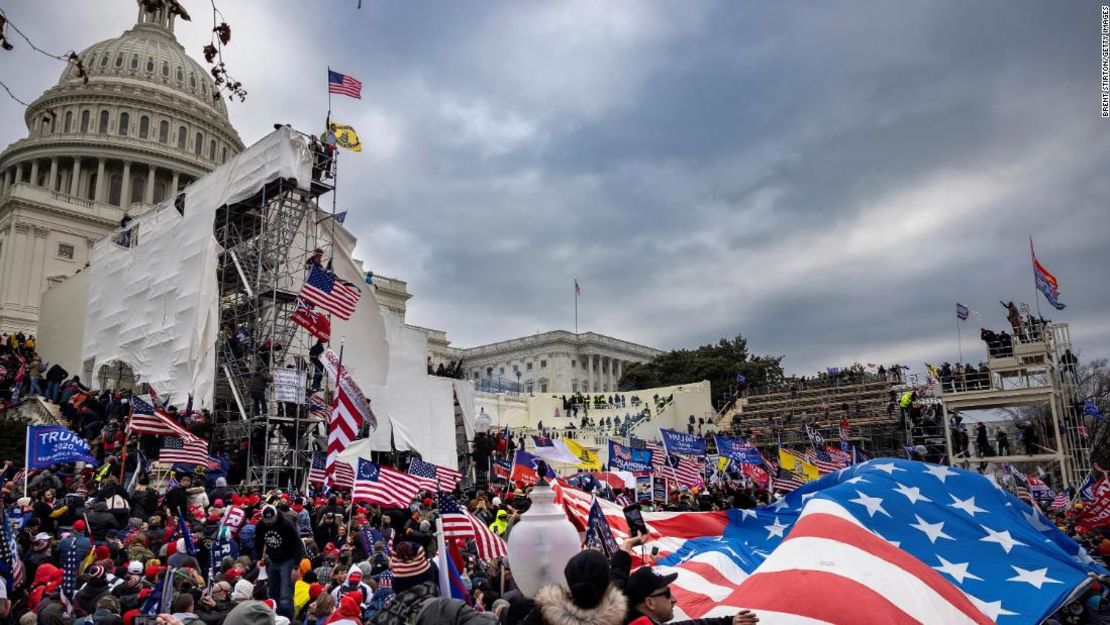 Una imagen del asalto al Capitolio, el 6 de enero de 2021.