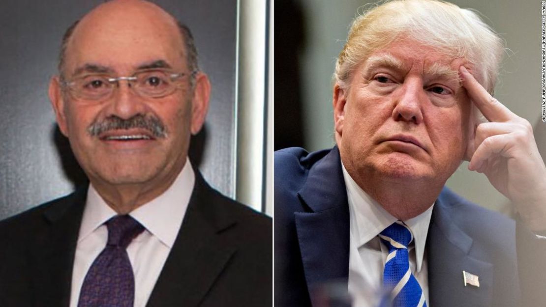 El director financiero de la Organización Trump, Allen Weisselberg, es un colaborador cercano del expresidente Donald Trump.