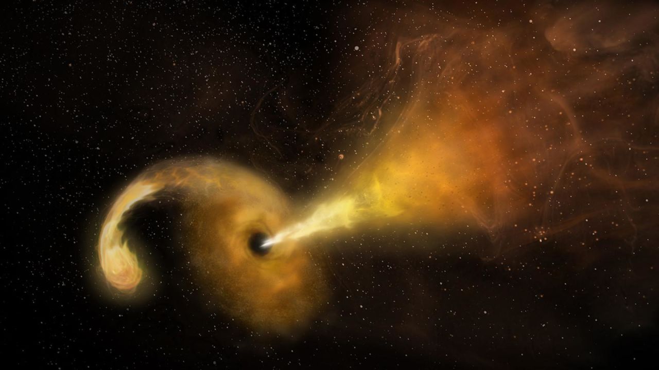 CNNE 1020072 - asi orbitan las estrellas agujero negro de la via lactea