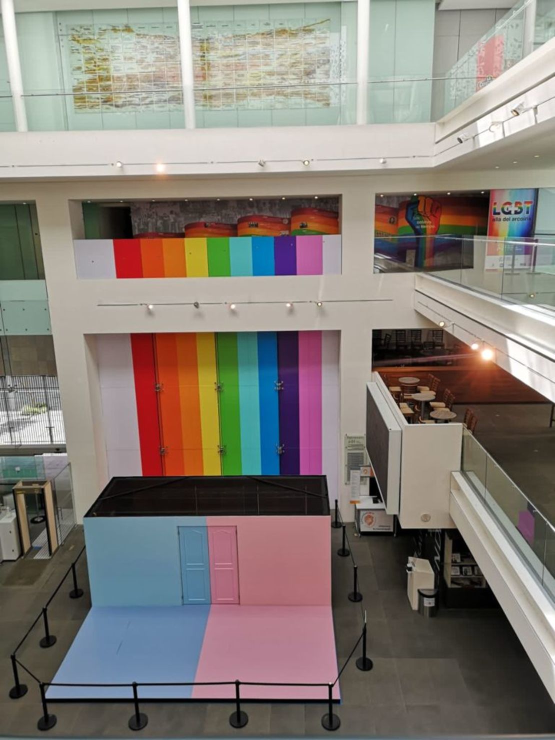 La exposición LGBT+ se realiza con el apoyo de Ford Foundation, Sanofi, P & G, Dow, Fondo Unido
México y Calvin Klein, empresas que trabajan en construir equidad (Foto: Museo Memoria y Tolerancia).