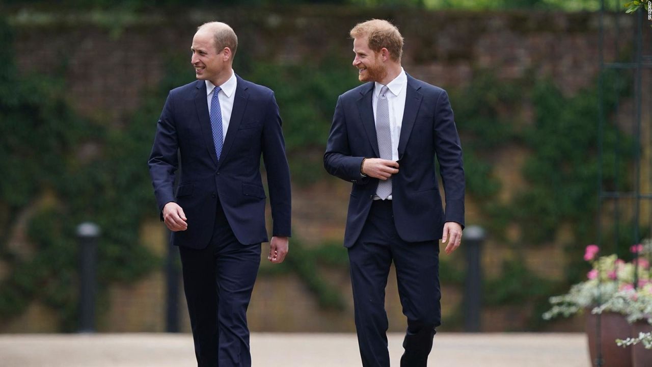 CNNE 1024682 - william y harry, juntos en honor a diana