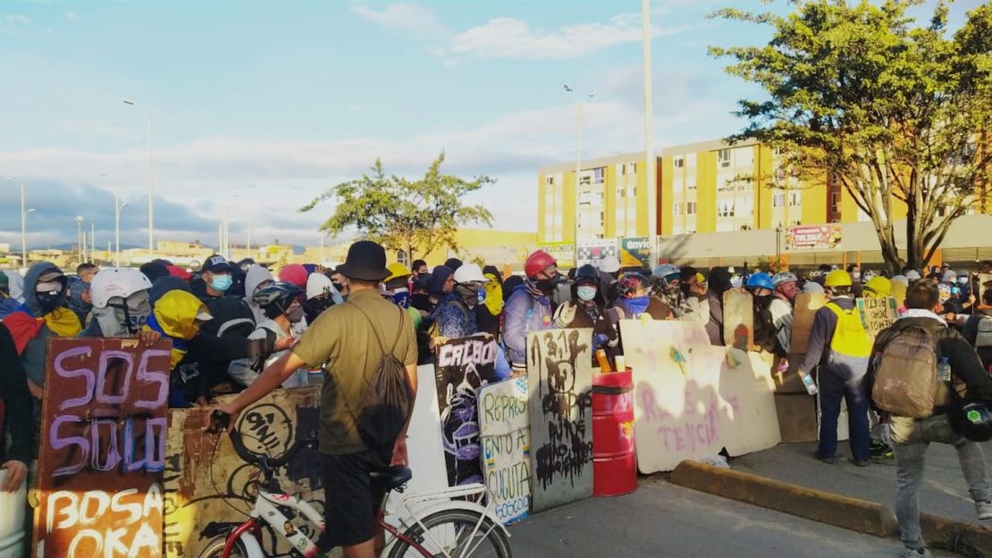 Primera línea Bogotá