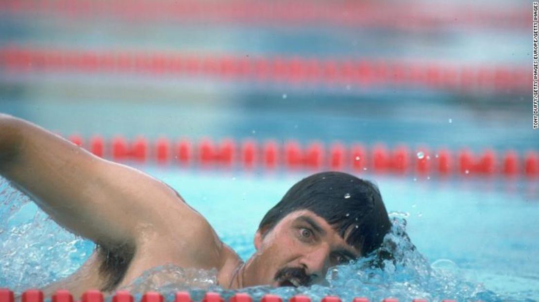 Spitz compite en los Campeonatos del Mundo de Natación de 1982.