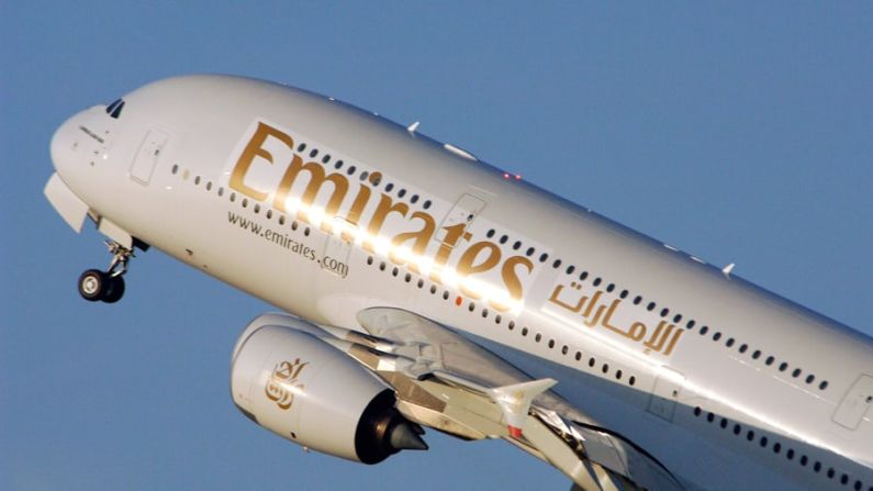 5. Emirates: la aerolínea de Dubai Emirates se encuentra entre los cinco primeros en la lista de AirlineRatings.com.