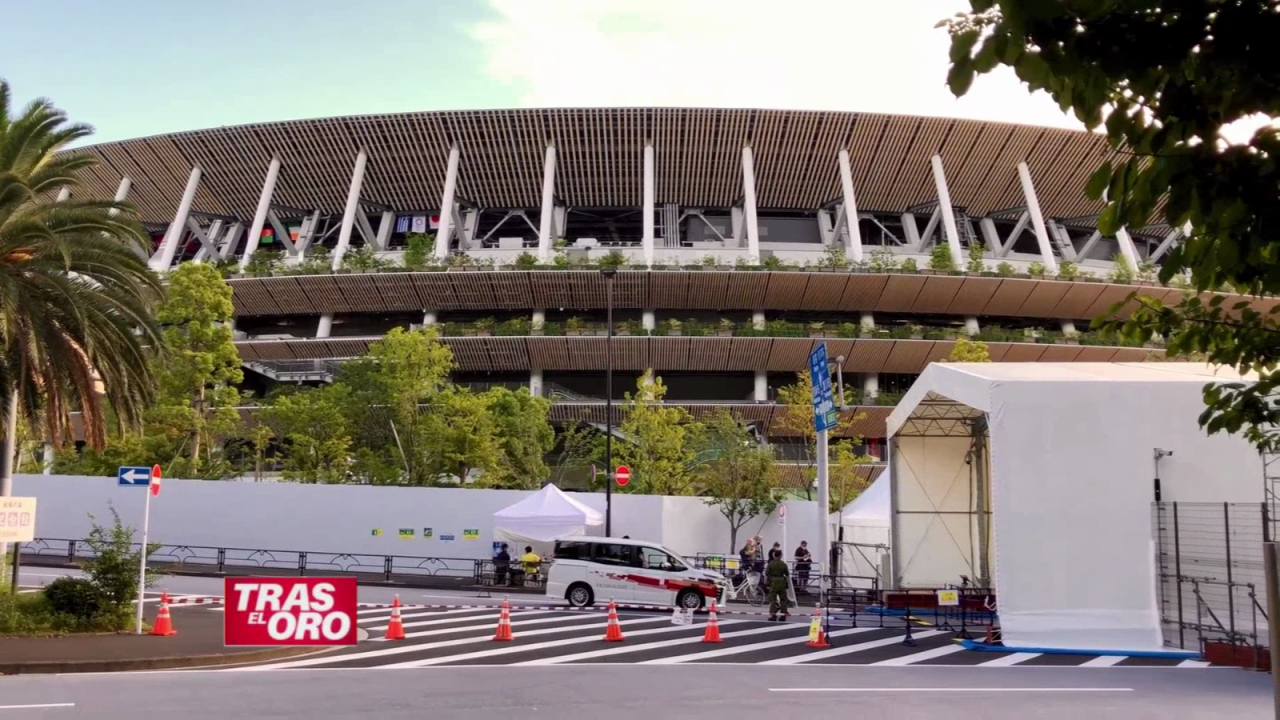 CNNE 1035403 - el estadio olimpico de tokio antes de la inauguracion