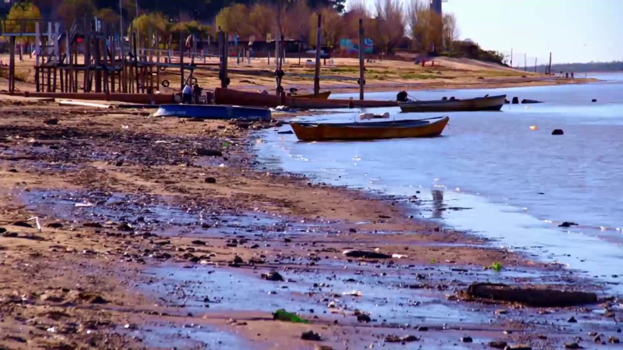 CNNE 1035787 - alerta por el bajo nivel de agua del rio parana en rosario