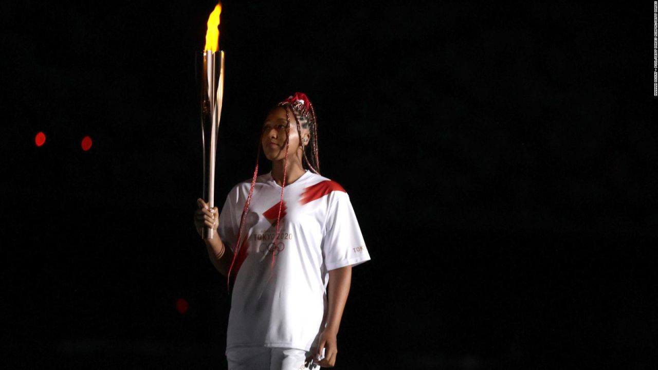 CNNE 1037217 - naomi osaka, la protagonista en la ceremonia de apertura
