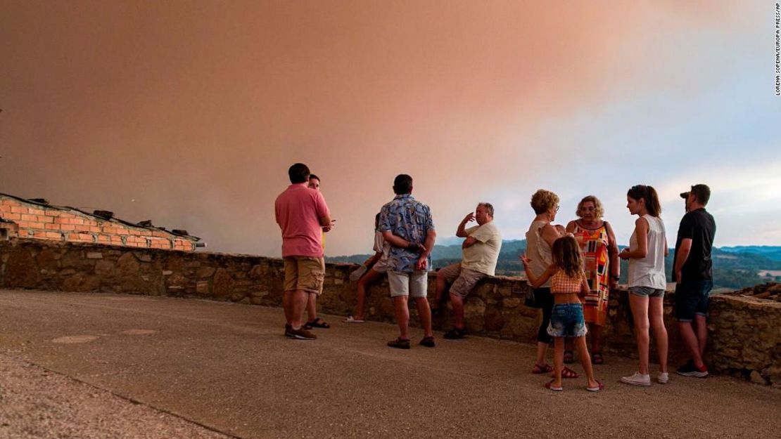 Los incendios afectaron Sant Martí de Tous, Cataluña.