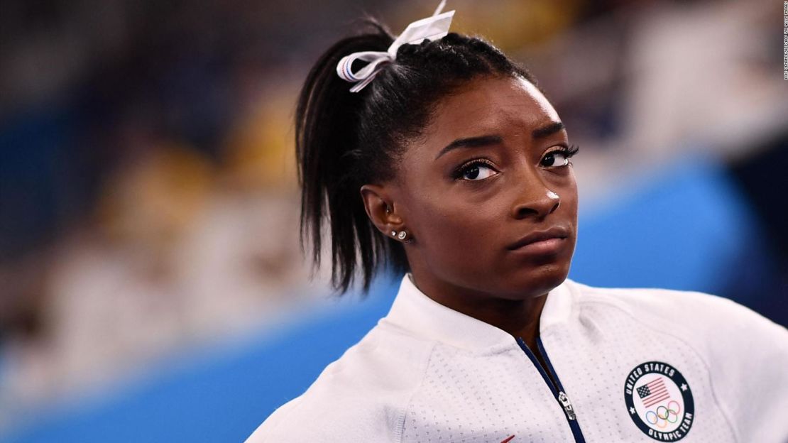 La gimnasta estadounidense Simone Biles.