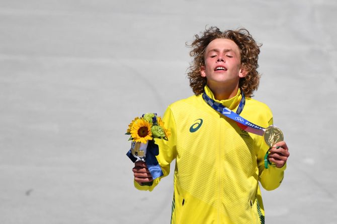 El joven australiano Keegan Palmer ganó el oro en skateboarding tras una increíble performance.