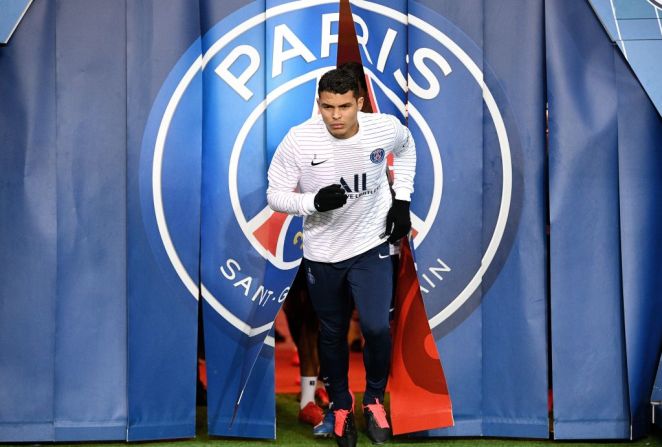 Thiago Silva es de los históricos del PSG: el brasileño tuvo 315 apariciones con el PSG desde su llegada en 2012 hasta su salida en 2020.