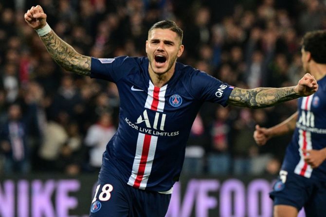 El argentino Mauro Icardi continúa en el PSG tras su llegada en 2019. Es de los últimos latinos, junto con Keylor Navas, en arribar al conjunto francés.