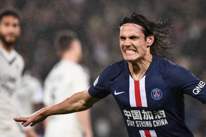 El uruguayo Edinson Cavani es de los históricos del PSG: marcó 200 goles en 301 apariciones con el club francés. Llegó en 2013 y se fue en 2020.