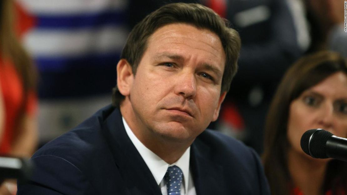 El gobernador de Florida, Ron DeSantis.