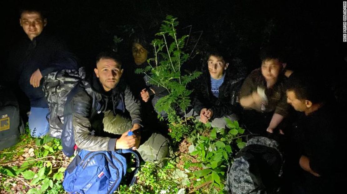Un grupo de yazidíes iraquíes aprehendidos en Lituania. En un período de 24 horas, se capturó a un récord de 171.