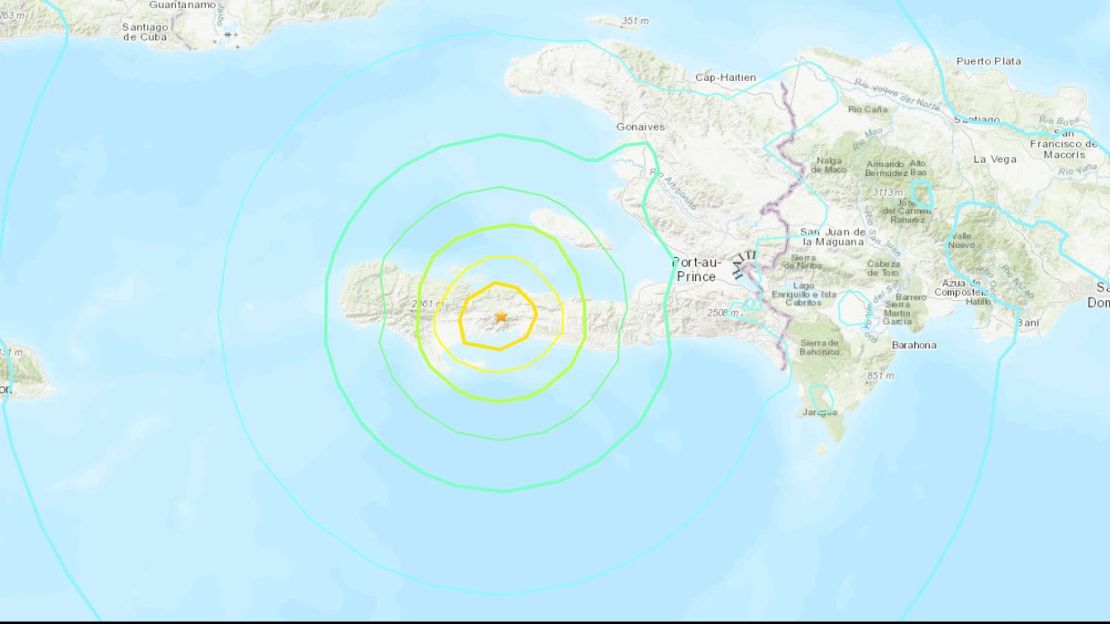 Mapa del USGS.