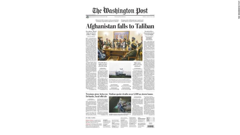 The Washington Post: Afganistán cae ante los talibanes