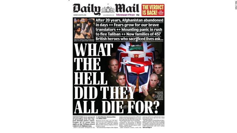 Daily Mail: ¿Para qué demonios murieron todos ellos?