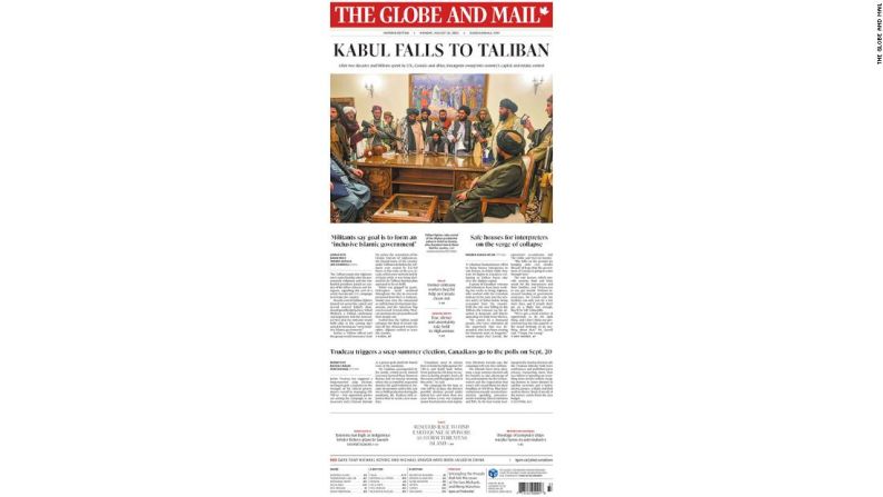 The Globe and Mail: Kabul cae ante los talibanes