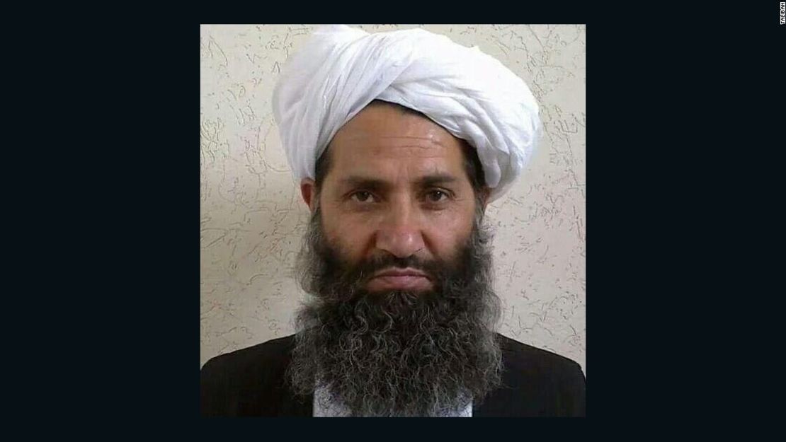 El clérigo Mawlawi Haibatullah Akhundzada, líder de los talibanes desde 2016.