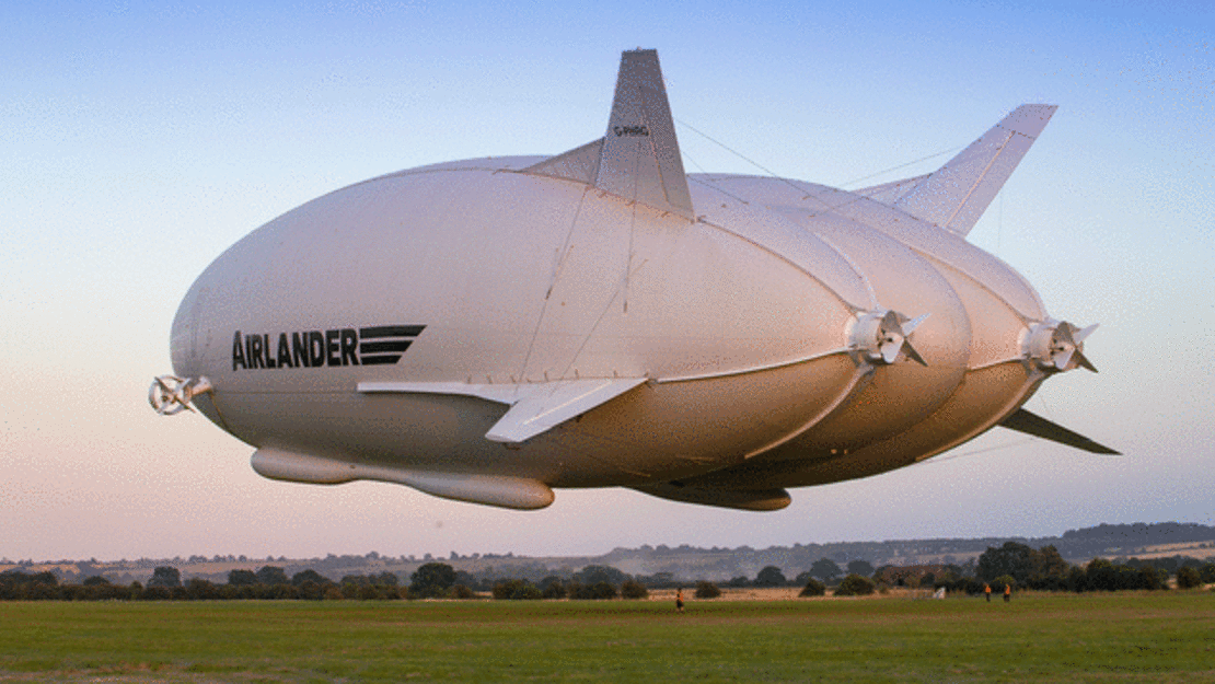 Airlander es un dirigible para el siglo XXI. Cortesía de Hybrid Air Vehicles Ltd