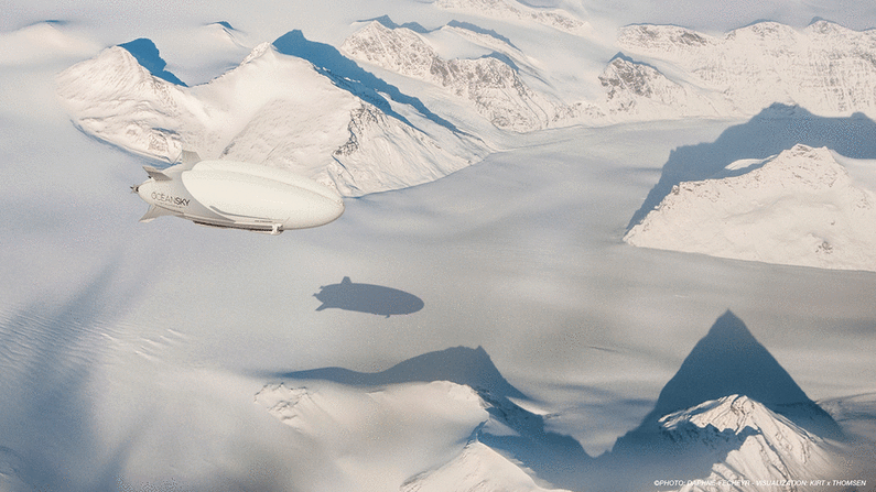 Mira las imágenes del proyecto de OceanSky. Aventura en el Ártico: Esta visualización ilustra las expediciones al Polo Norte que la empresa sueca OceanSky Cruises quiere poner en marcha de aquí a 2023. Créditos: KIRTxTHOMSEN/Cortesía OceanSky Cruises