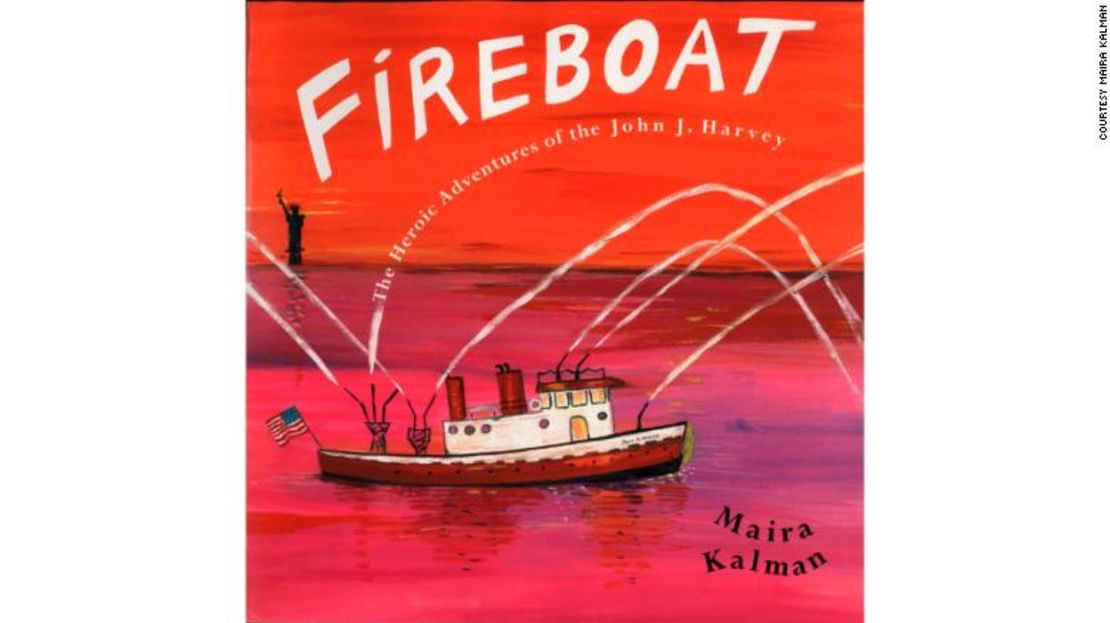 El libro ilustrado de Maira Kalman "Fireboat: Las heroicas aventuras del John J. Harvey", de Maira Kalman, cuenta con la participación de la autora Jessica DuLong.