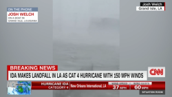 CNNE 1057415 - la fuerza del huracan ida vista desde un bote
