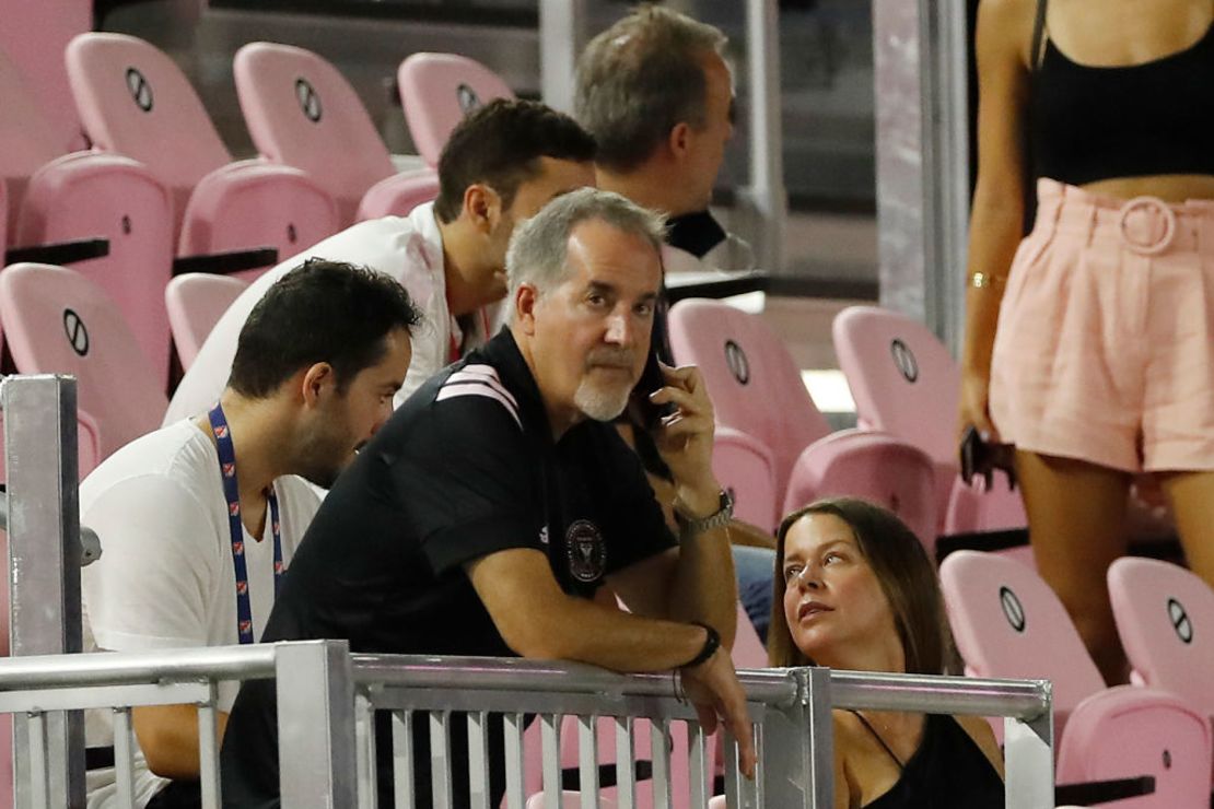 Jorge Mas durante un encuentro del Inter Miami, club del que es propietario.