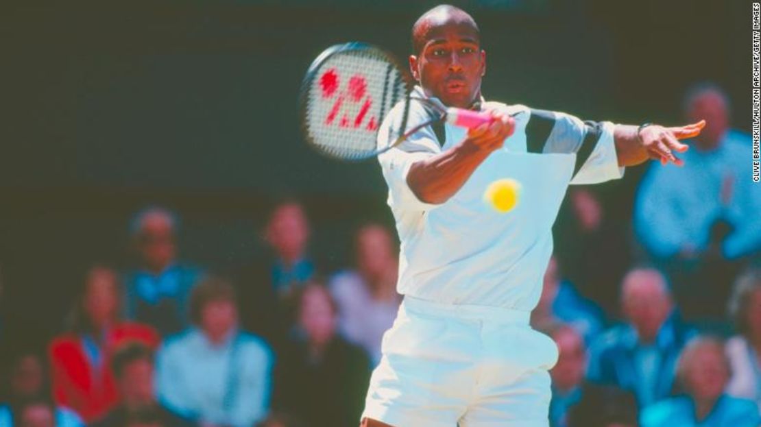 MaliVai Washington llegó a la final de Wimbledon en 1996.