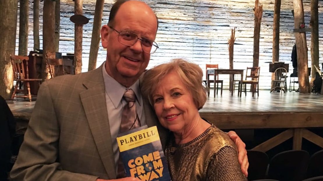 La historia de Nick y Diane es uno de los hilos conductores del musical "Come From Away".Cortesía de Nick y Diane Marson