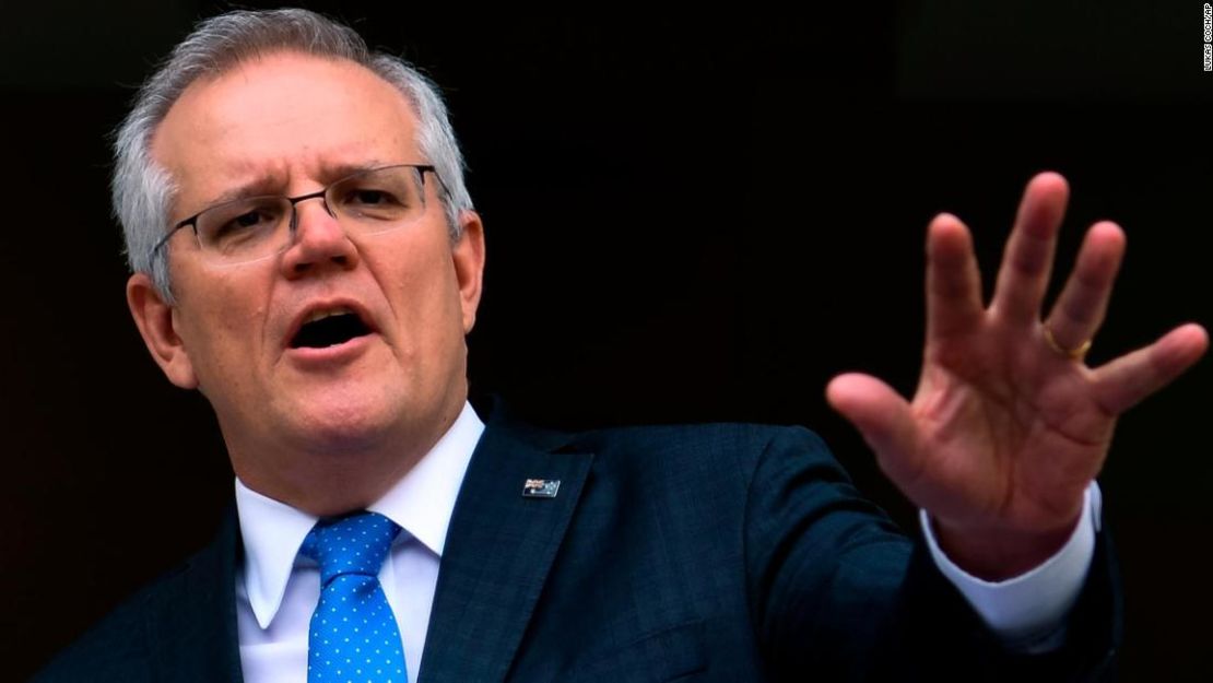 Primer ministro de Australia, Scott Morrison.