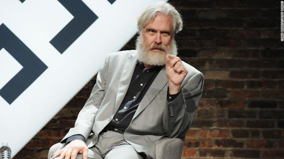 George Church, profesor de genética de la Facultad de Medicina de Harvard, habló en el escenario durante el New Yorker TechFest 2016 en la ciudad de Nueva York.