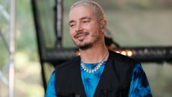 NEW YORK, NEW YORK - AUGUST 27: J Balvin performs on NBC's "Today" at Rockefeller Plaza on August 27, 2021 in New York City.