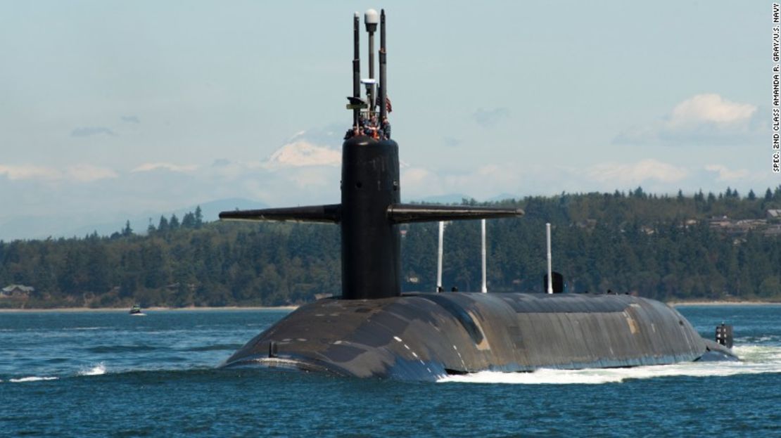 Submarino de misiles balísticos USS Pennsylvania.