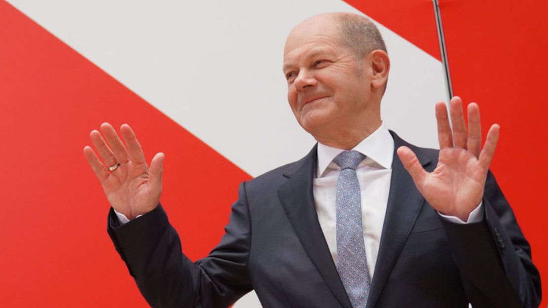 Olaf Scholz, líder del Partido Socialdemócrata y posible futuro canciller de Alemania.