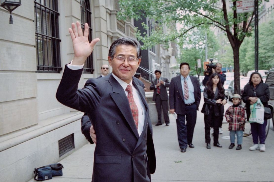 Alberto Fujimori en Nueva York en 1997.