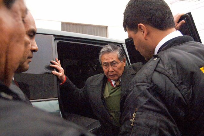 En 2007 se lanza sin éxito al Senado de Japón para evitar su extradición. No logra un escaño en el senado japonés. Ese año, llegó extraditado a Perú y fue condenado a seis años de prisión. Dos años después, en 2009, enfrentó otro juicio y recibió otros 25 años de prisión por violación a derechos humanos, incluyendo secuestro.