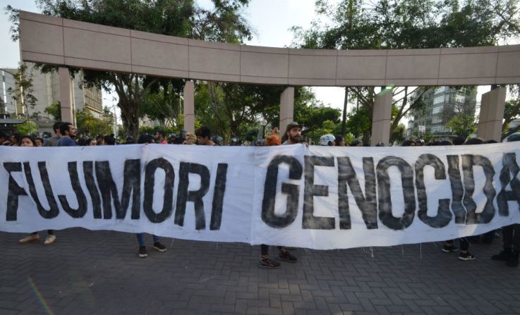 El indulto humanitario de Fujimori en 2017 generó protestas en Perú.