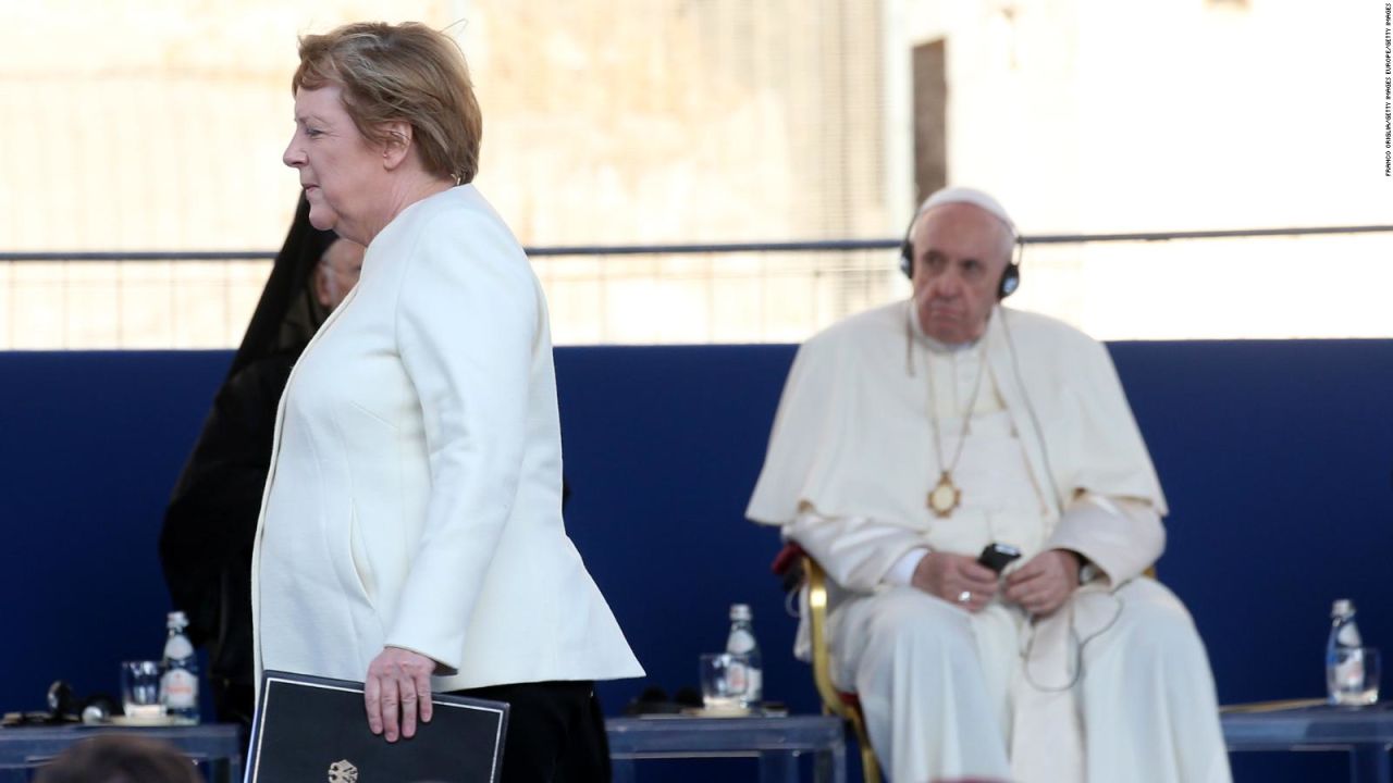 CNNE 1079221 - angela merkel hace su ultima visita al vaticano