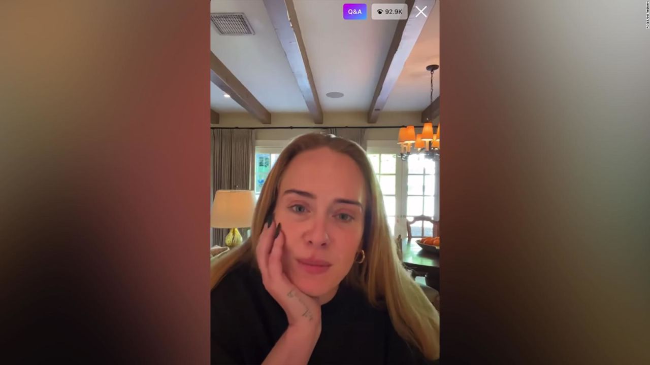 CNNE 1081053 - primer ig live de adele causa frenesi en redes sociales