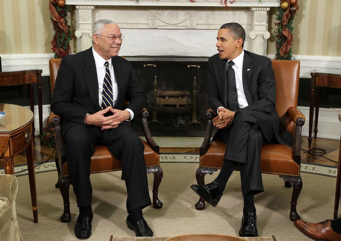 Colin Powell y Barack Obama, en una imagen de 2010.