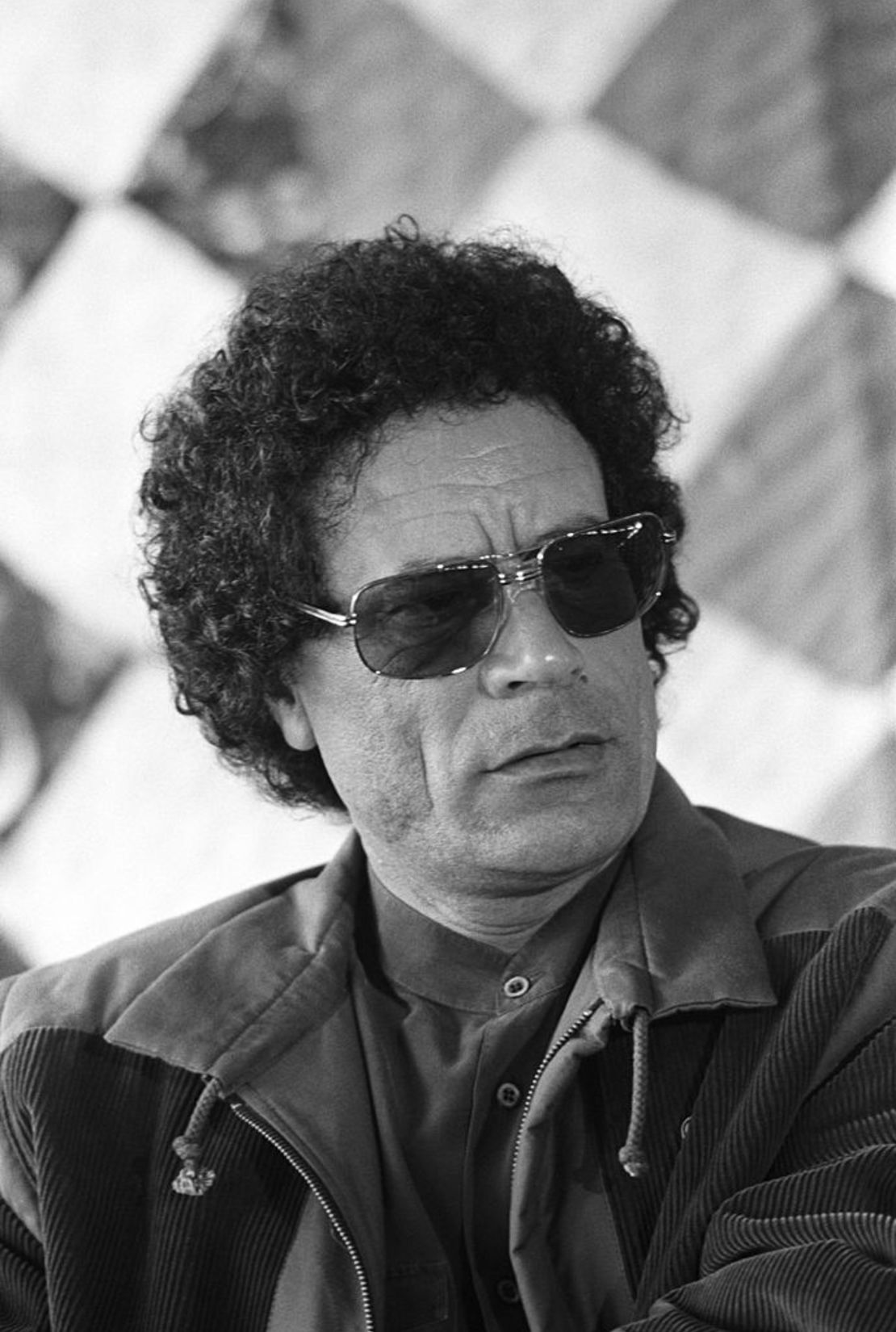 Moammar Gadhafi en noviembre de 1985.