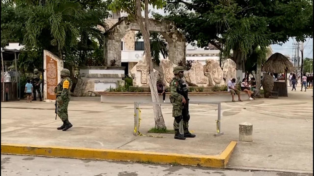 CNNE 1090433 - tulum recibe 450 militares para reforzar su seguridad