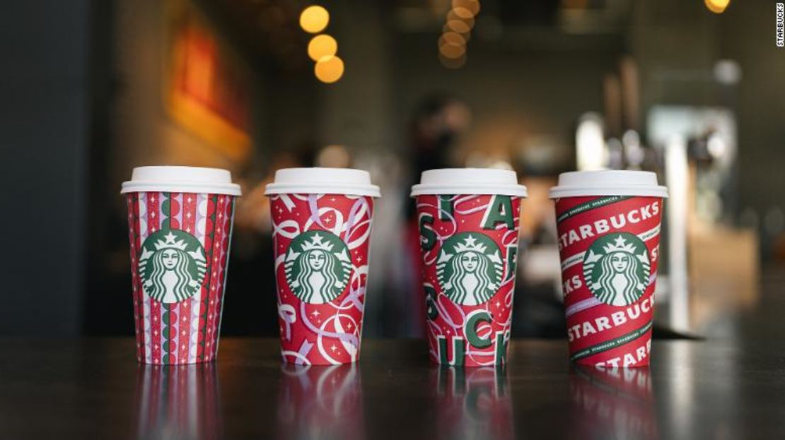 Los vasos navideños saldrán el jueves.