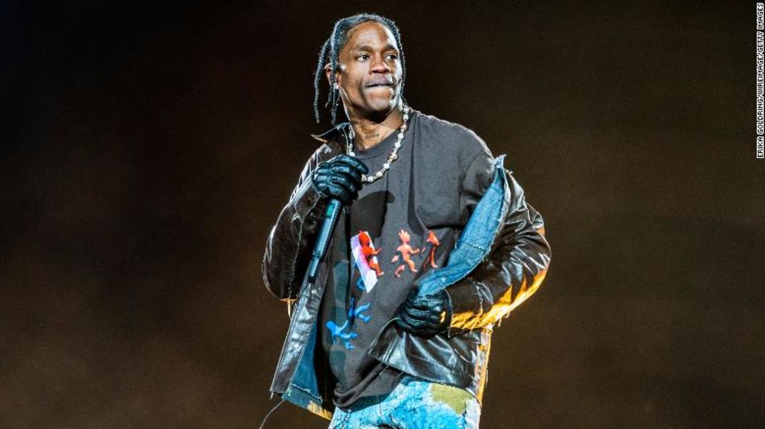 Travis Scott se presentó durante el festival Astroworld 2021 en NRG Park en Houston, Texas.