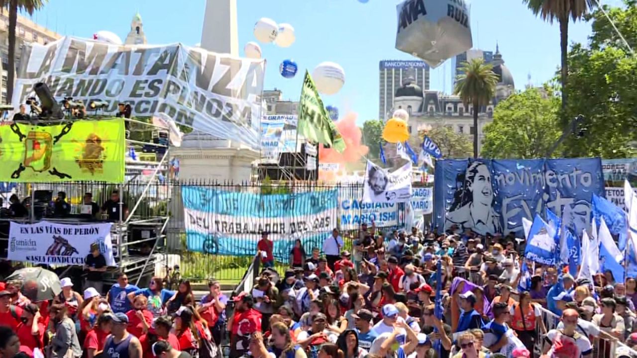 CNNE 1102671 - argentina- asi se vivio el dia de la militancia peronista