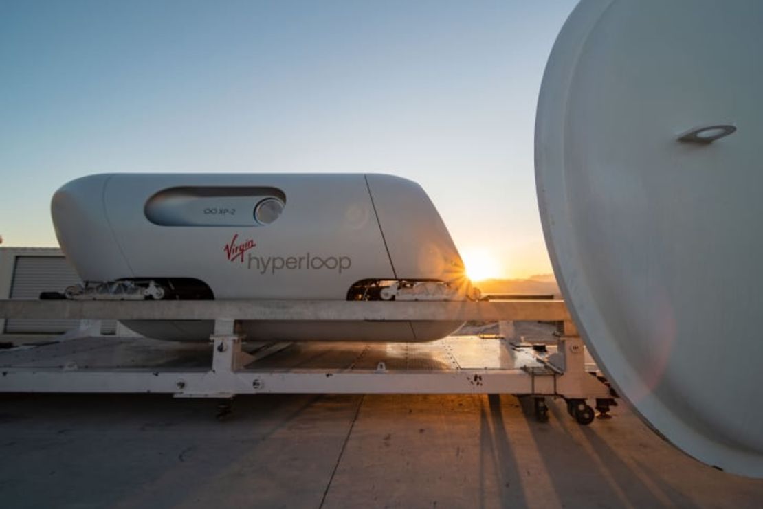 Pegasus . Cortesía: Virgin Hyperloop/Smithsonian