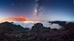 CNNE 1104554 - aventurero en la palma toma la foto de su vida del volcan