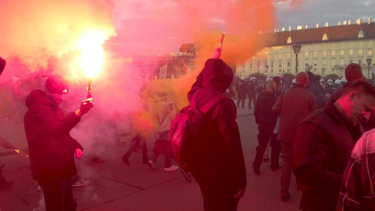 CNNE 1105435 - austriacos se vuelcan a las calles contra nuevo confinamiento por covid-19